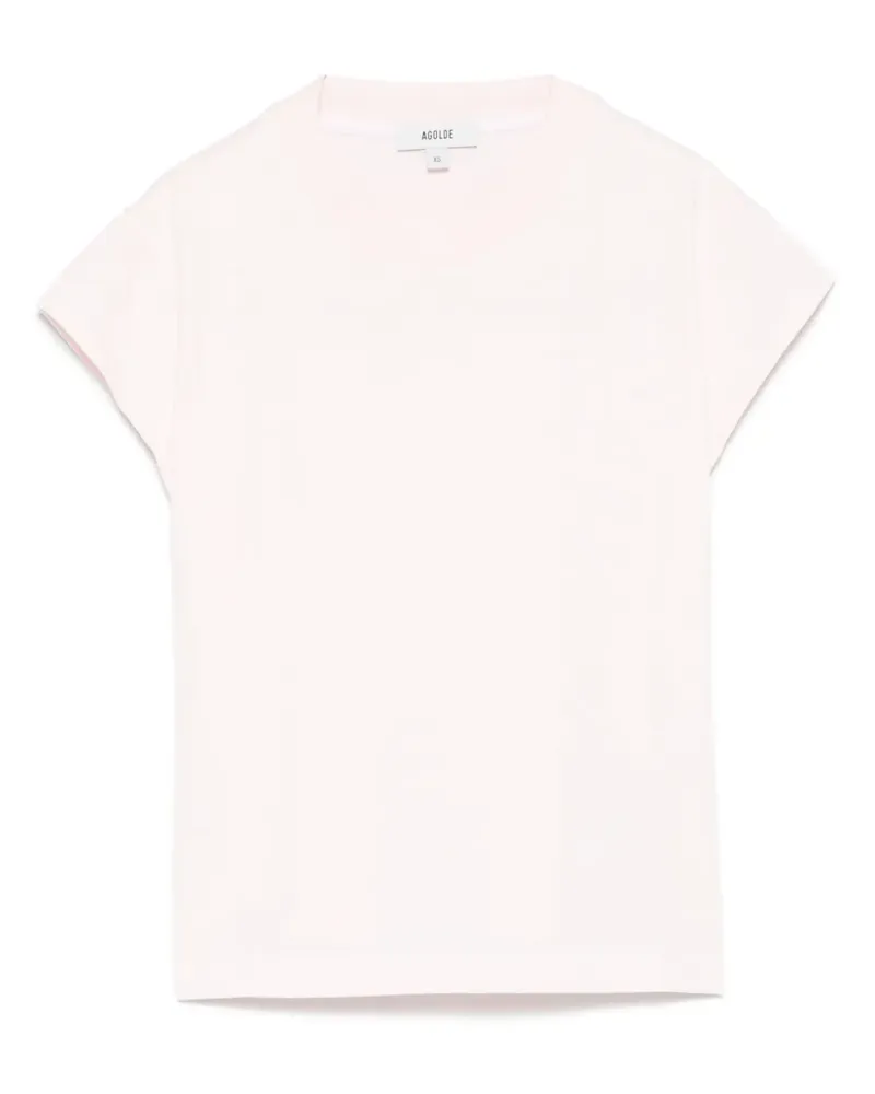 AGOLDE Klassisches T-Shirt - Rosa Rosa