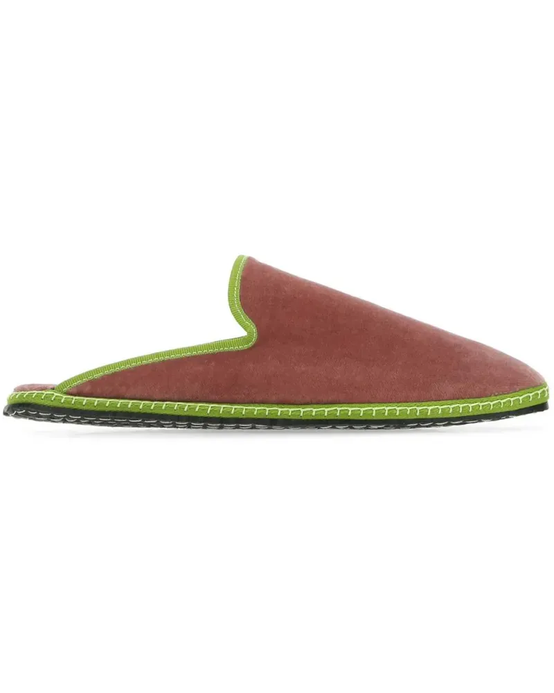 VIBI VENEZIA Slipper aus Samt - Rosa Rosa