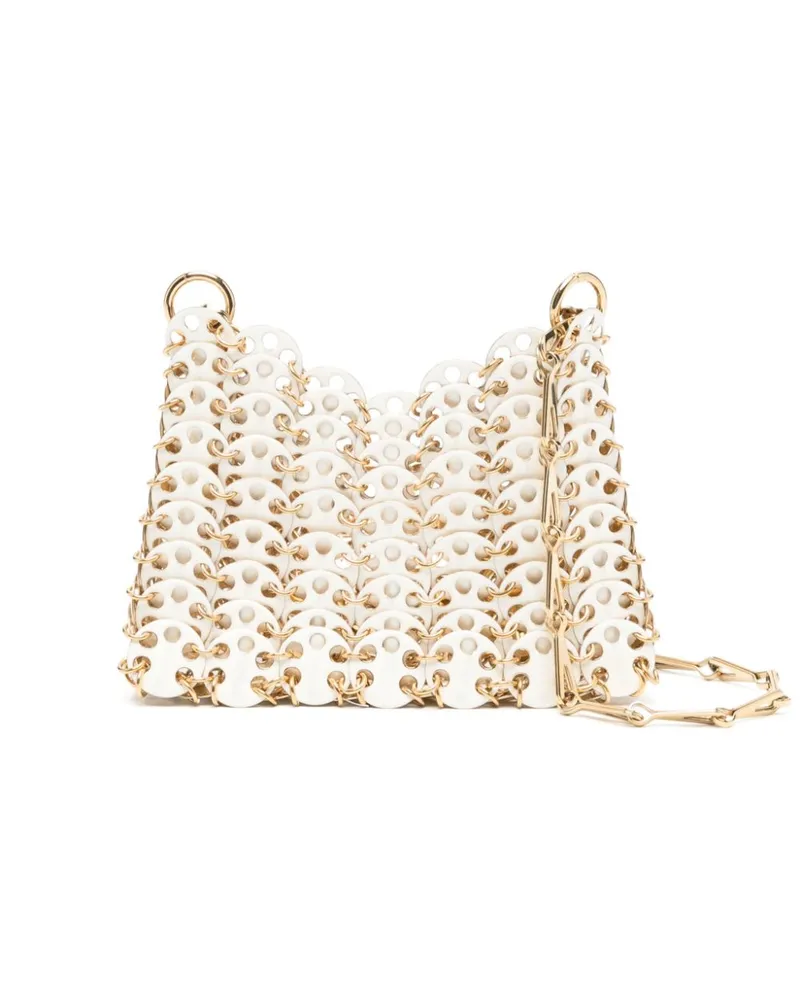 Paco Rabanne Iconic 1969 Mini-Tasche - Weiß Weiß