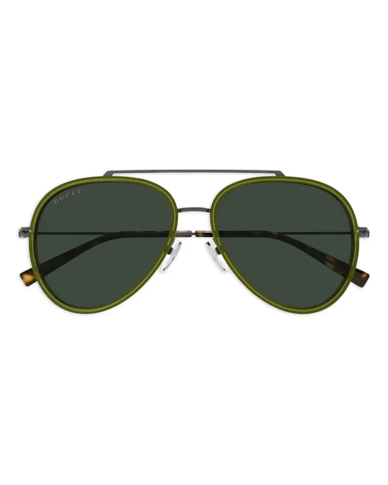 Gucci pilot-frame sunglasses - Grün Grün