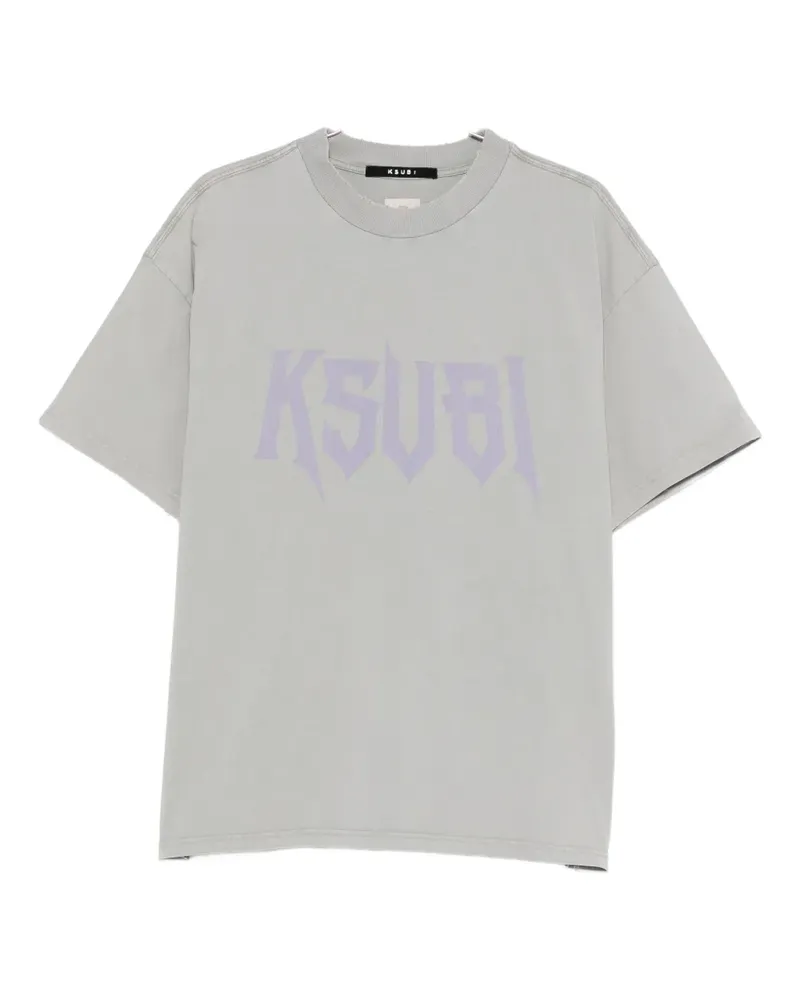 ksubi Blasted Ekcess T-Shirt - Grau Grau