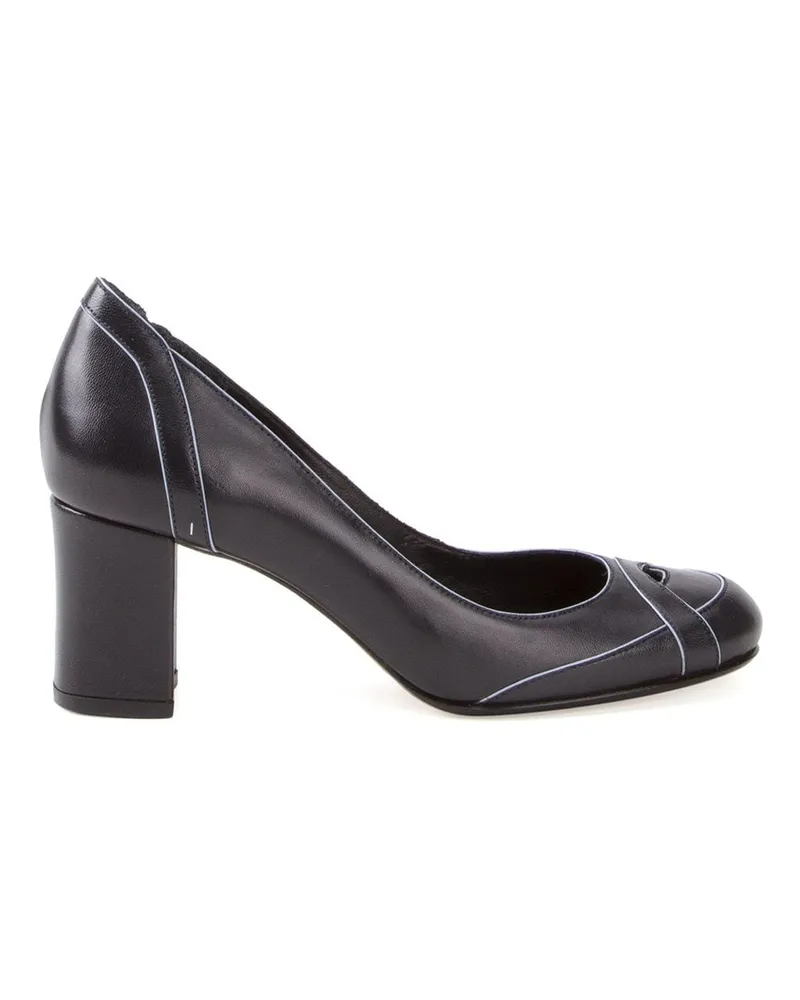 Sarah Chofakian Pumps mit mittelhohem Absatz - Schwarz Schwarz