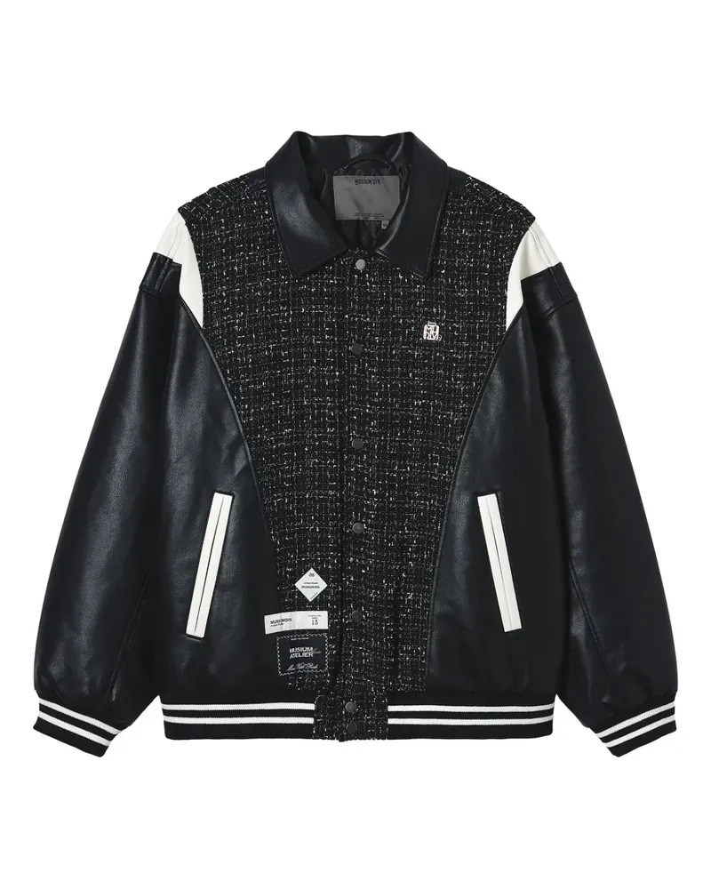 Musium Div. Jacke mit Einsätzen - Schwarz Schwarz