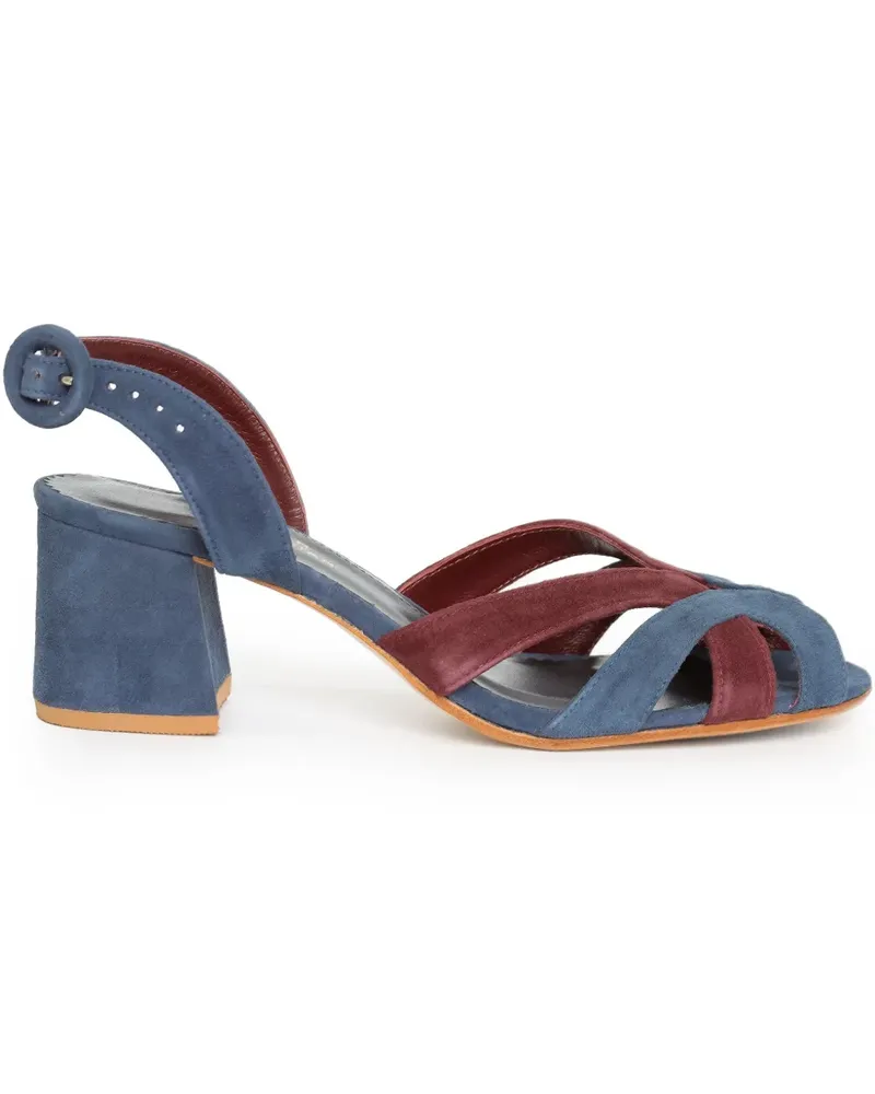 Sarah Chofakian Tapestry Sandalen 45mm - Blau Blau