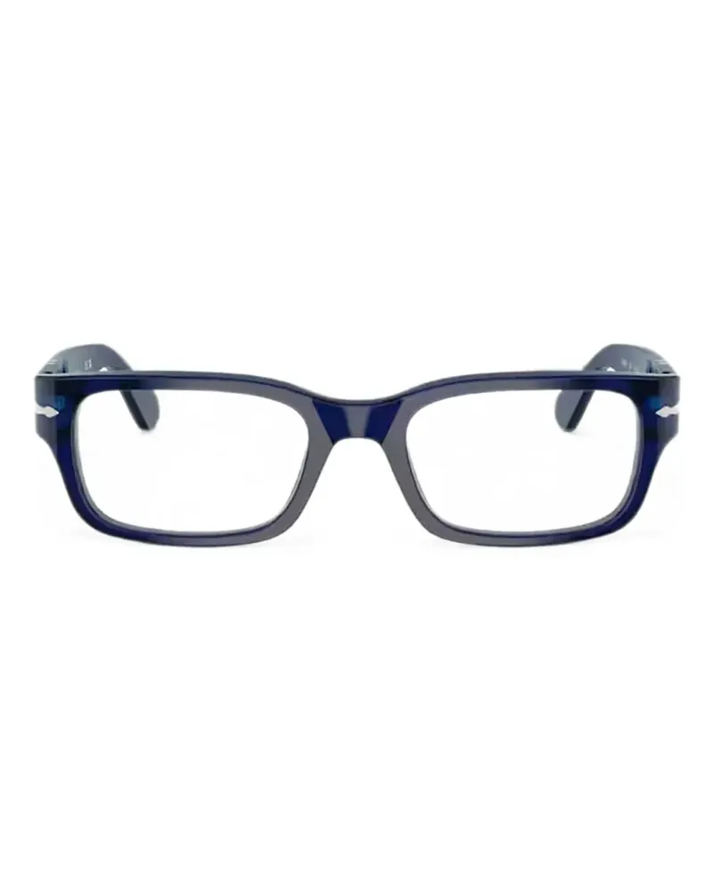 Persol Brille mit eckigem Gestell - Blau Blau