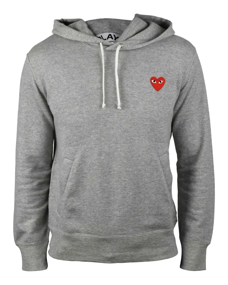 Comme des Garçons Hoodie mit Logo-Stickerei - Grau Grau