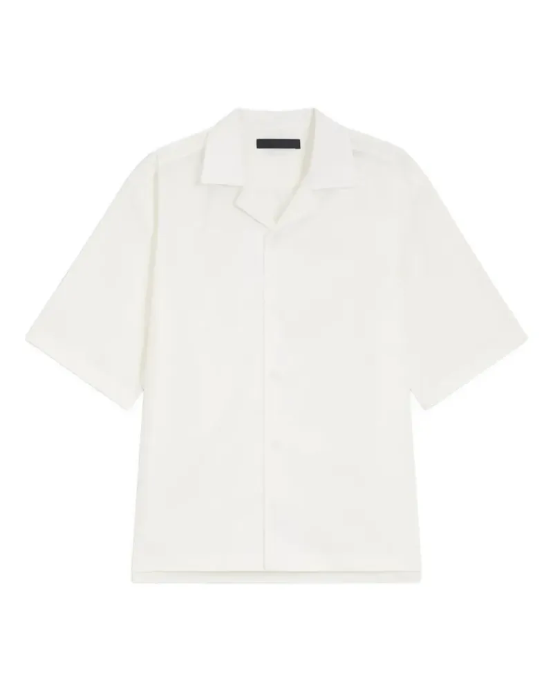 HUGO BOSS Kurzärmeliges Oversized-Hemd - Weiß Weiß