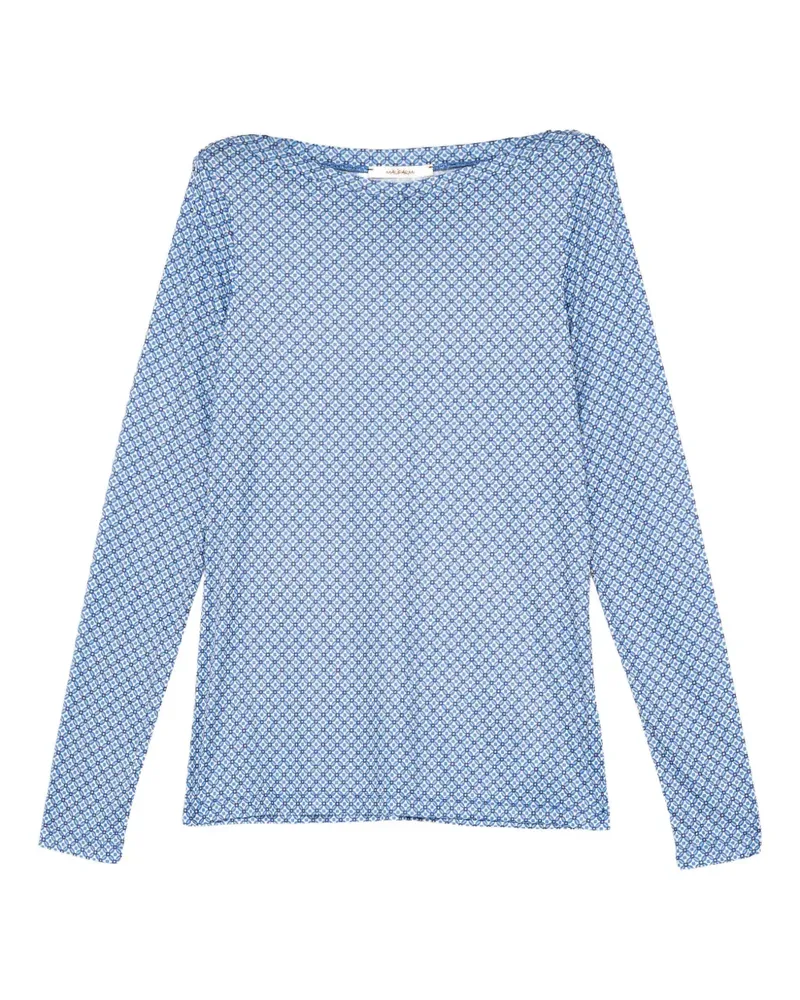 Maliparmi Oberteil mit geometrischem Print - Blau Blau