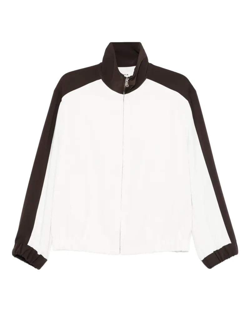 P.A.R.O.S.H. P.A.R.O H. Jacke mit Kontrasteinsätzen - Weiß Weiß