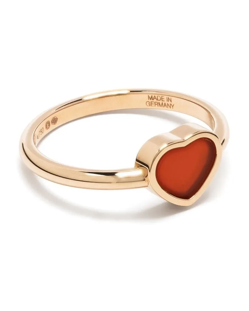 Chopard 18kt My Happy Heart Rotgoldring - Rosa Rosa