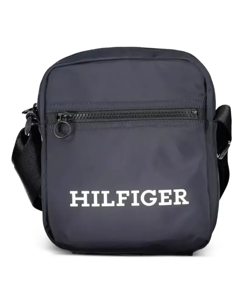 Tommy Hilfiger logo-print cross body bag - Blau Blau