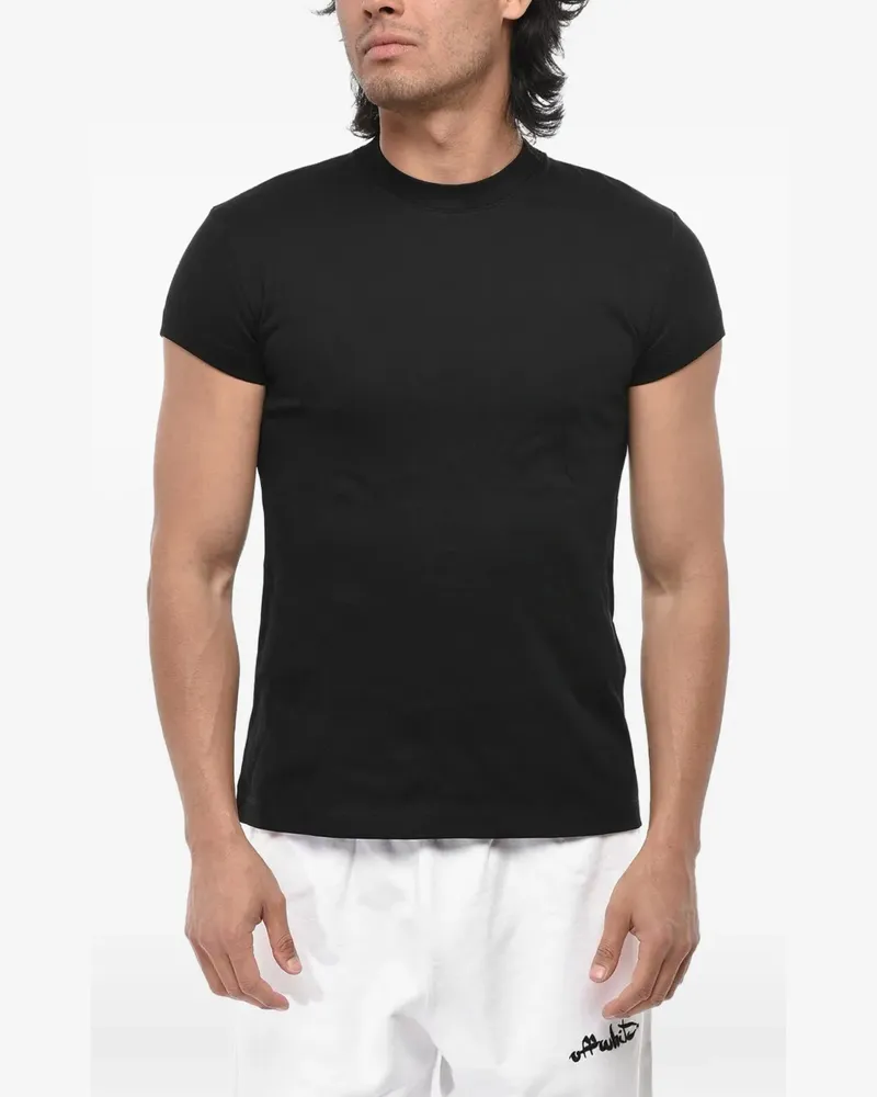 OFF-WHITE crew-neck T-shirt - Schwarz Schwarz
