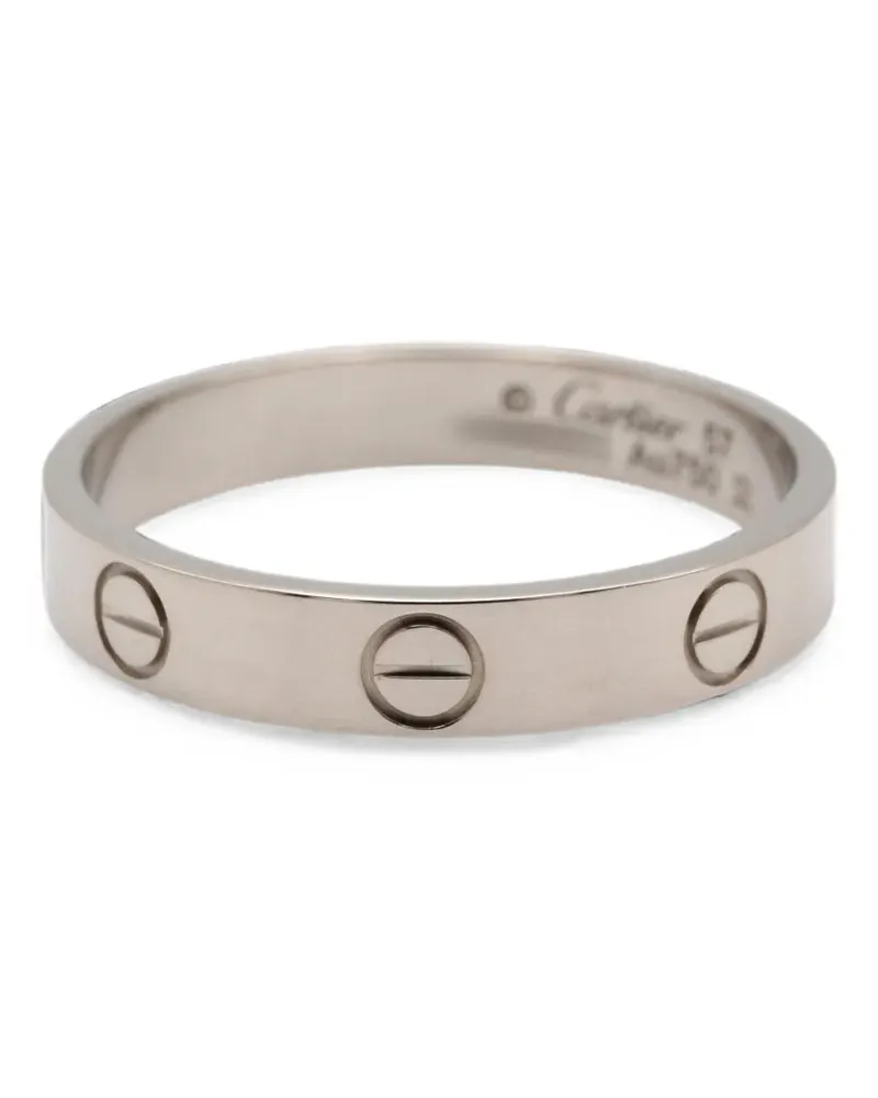 Cartier 2010s mini Love ring - Silber Silber