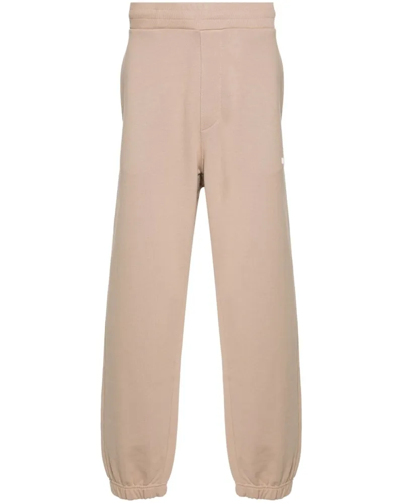 MSGM Jogginghose mit Logo-Print - Nude Nude