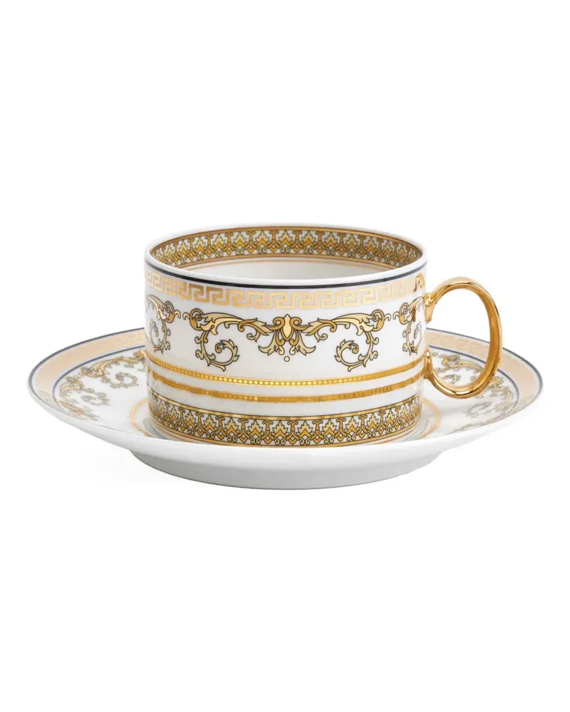 Versace Virtus Gala tea cup & saucer (set of six) - Weiß Weiß