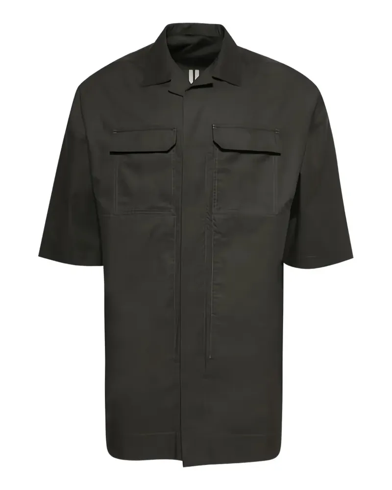 Rick Owens flap-pocket short-sleeve shirt - Grün Grün