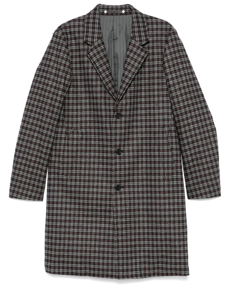 Paul Smith Karierte Mäntel - Grau Grau