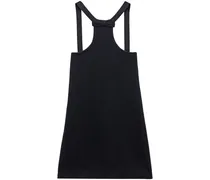 Minikleid aus Wolle - Schwarz