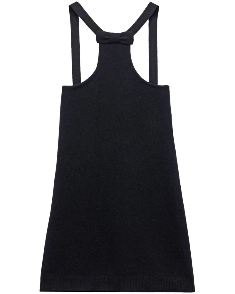 Prada Minikleid aus Wolle - Schwarz Schwarz