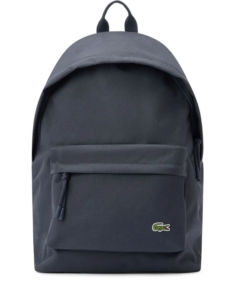 Lacoste Rucksack mit Logo-Patch Blau