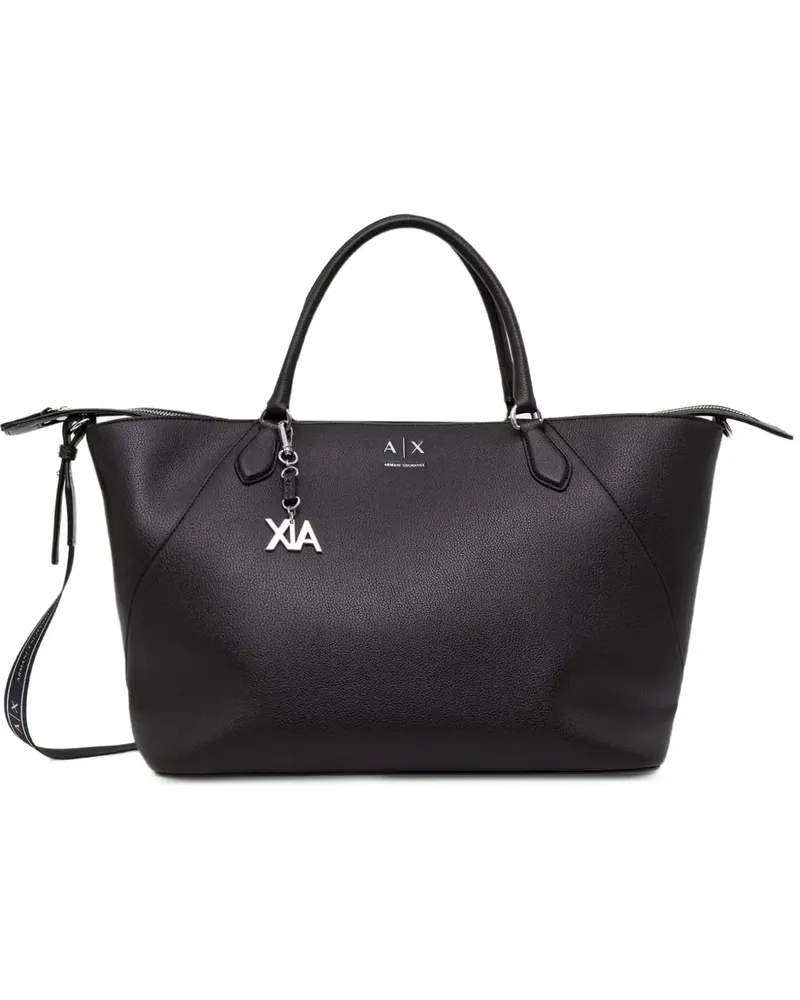 Armani Exchange Tote Bag mit abnehmbarem Riemen - Braun Braun