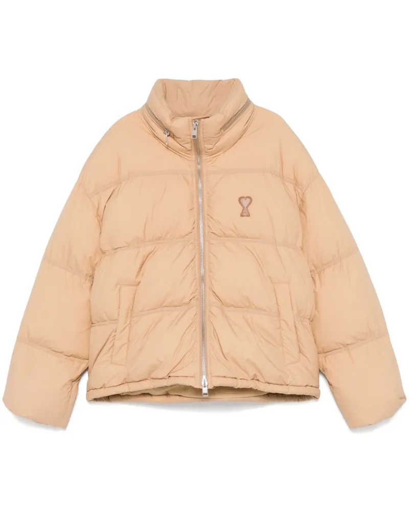 AMI Paris Ami de Coeur Steppjacke - Braun Braun
