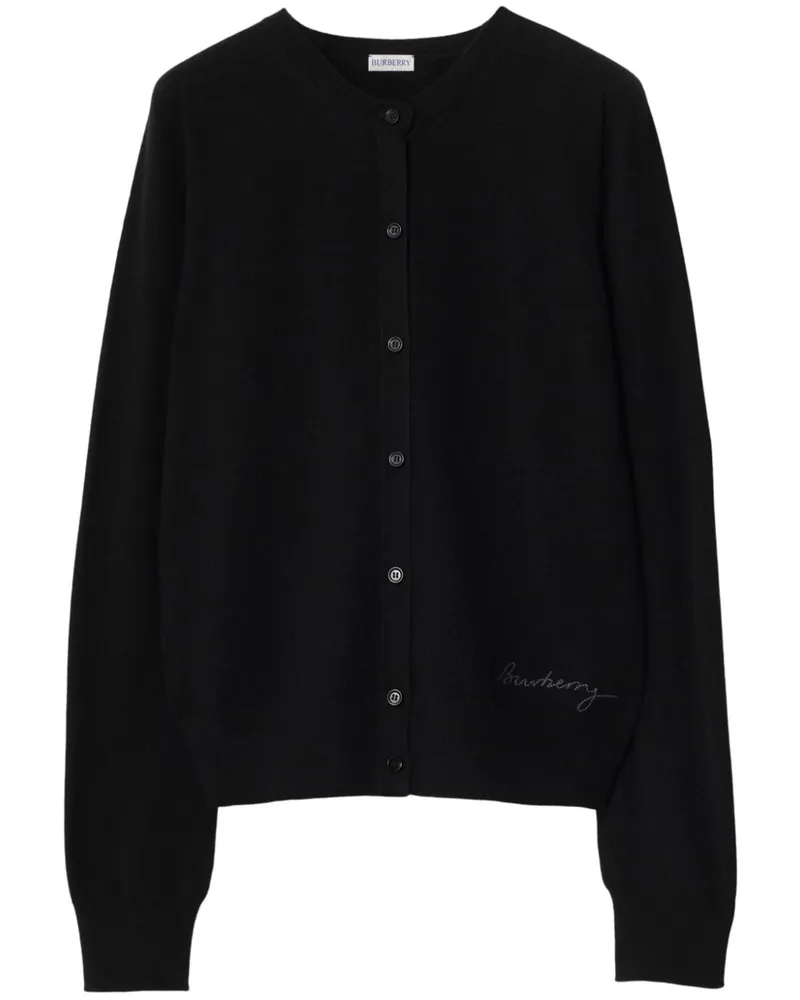 Burberry Cardigan aus Kaschmir - Schwarz Schwarz