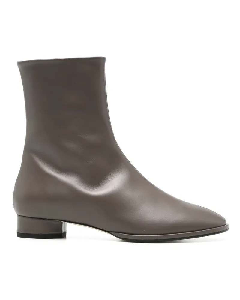 aeyde Roisin leather ankle boots - Braun Braun