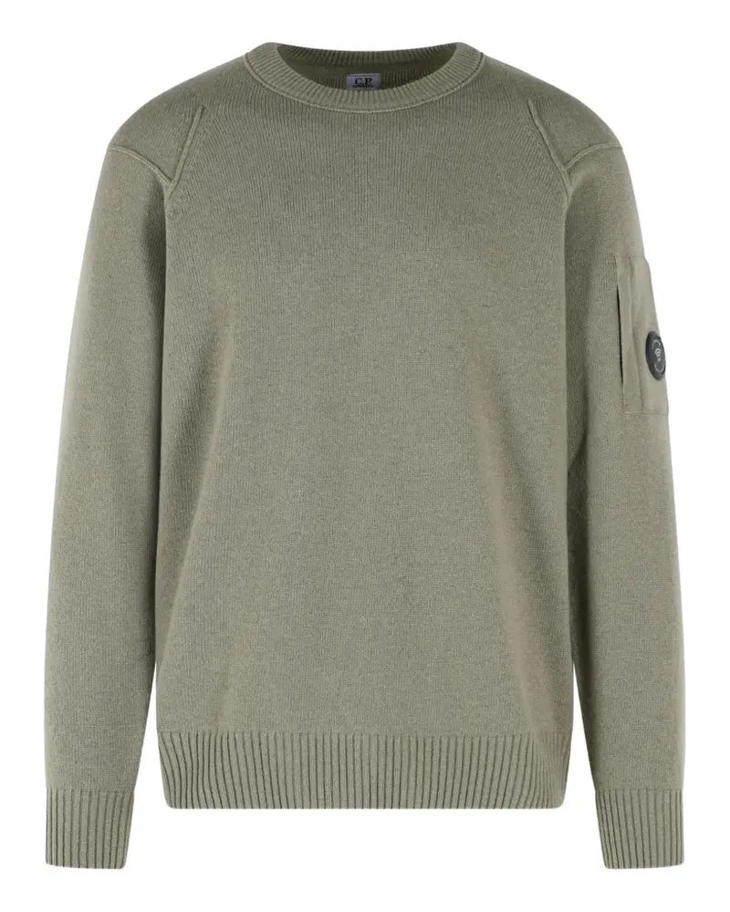 C.P. Company Pullover mit Linsen-Detail - Grün Grün
