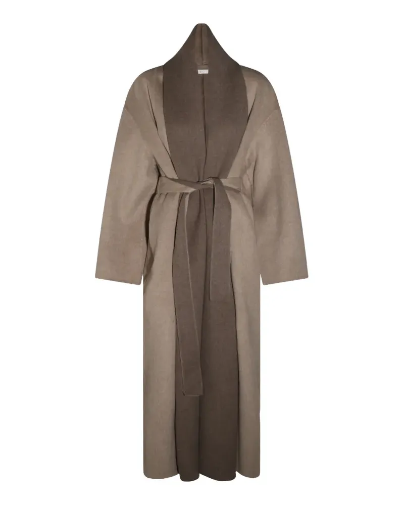 Co belted shawl-llar coat - Braun Braun