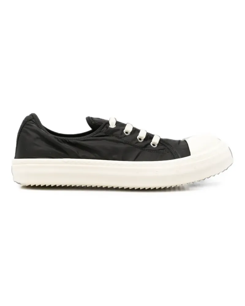 Rick Owens Klassische Sneakers - Schwarz Schwarz
