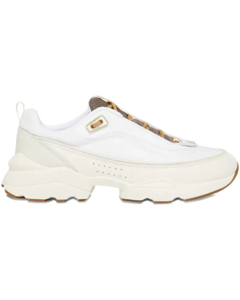 Max Mara Sneakers mit Mesh-Einsätzen - Weiß Weiß