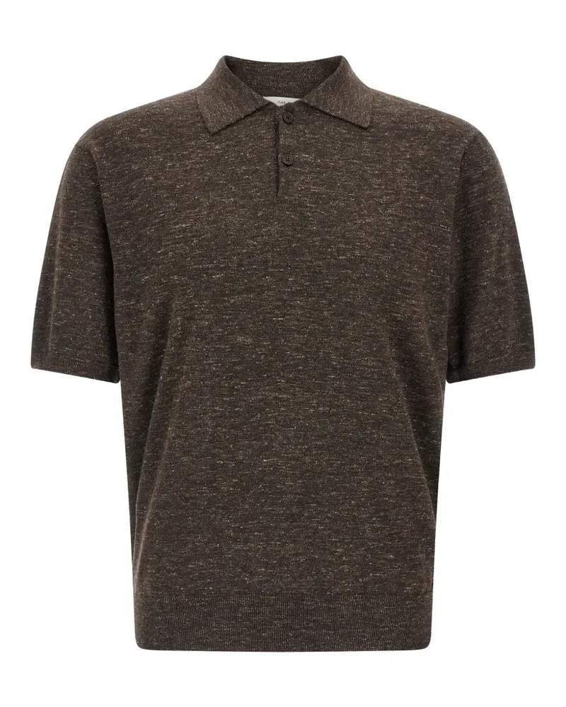 The Row Kurzärmeliges Borges Poloshirt - Braun Braun