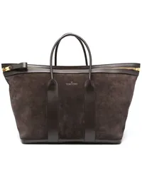 Tom Ford Tote Bag aus Wildleder Braun