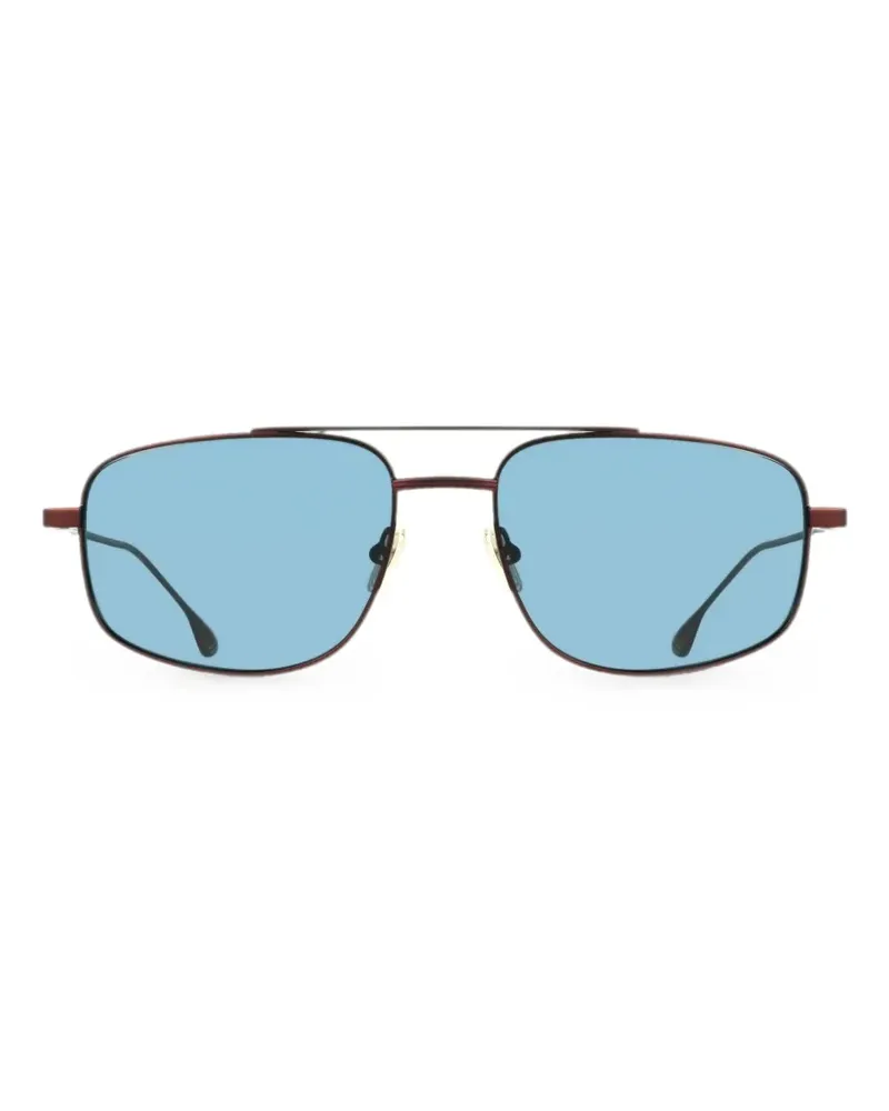 Paul Smith Purley Sonnenbrille mit eckigem Gestell - Rot Rot