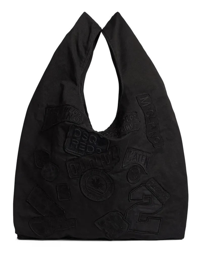 Dsquared2 x Magliano Schultertasche - Schwarz Schwarz