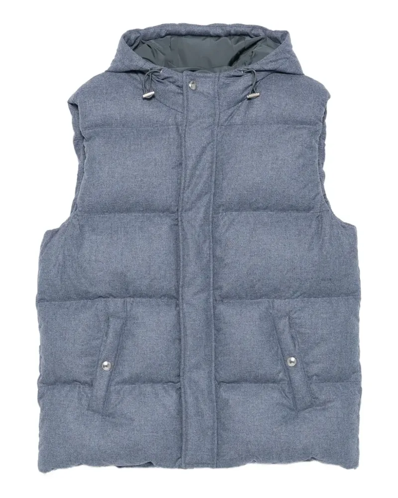 Eleventy Gesteppte Weste - Blau Blau