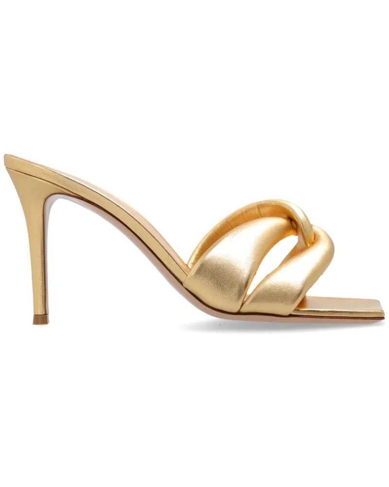 Gianvito Rossi 85mm Amour mules Gold