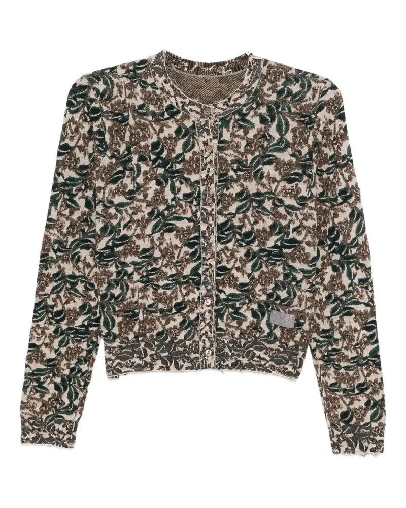 JNBY Gemusterter Cardigan - Nude Nude