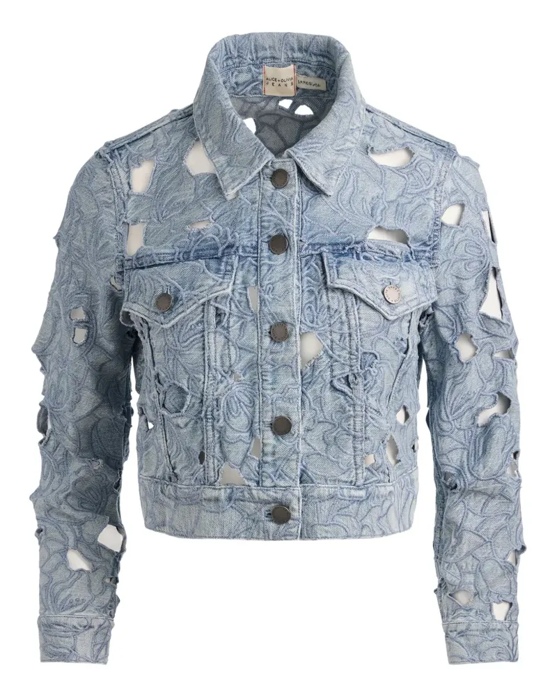 Alice + Olivia Lochstickerei - Blau Blau