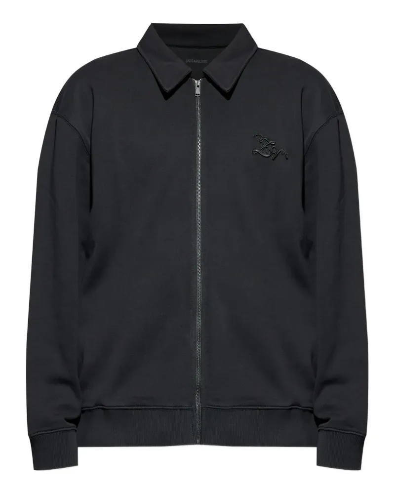 Zadig & Voltaire Bestickte Jacke mit Reißverschluss - Schwarz Schwarz