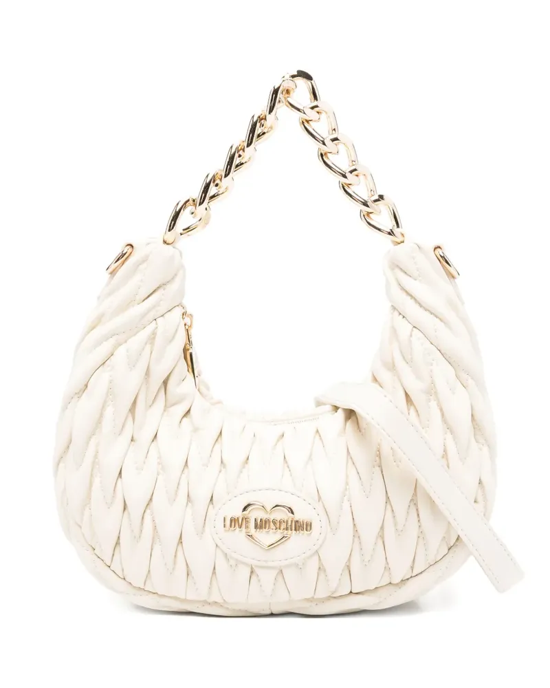 Moschino Gesteppte Handtasche - Nude Nude