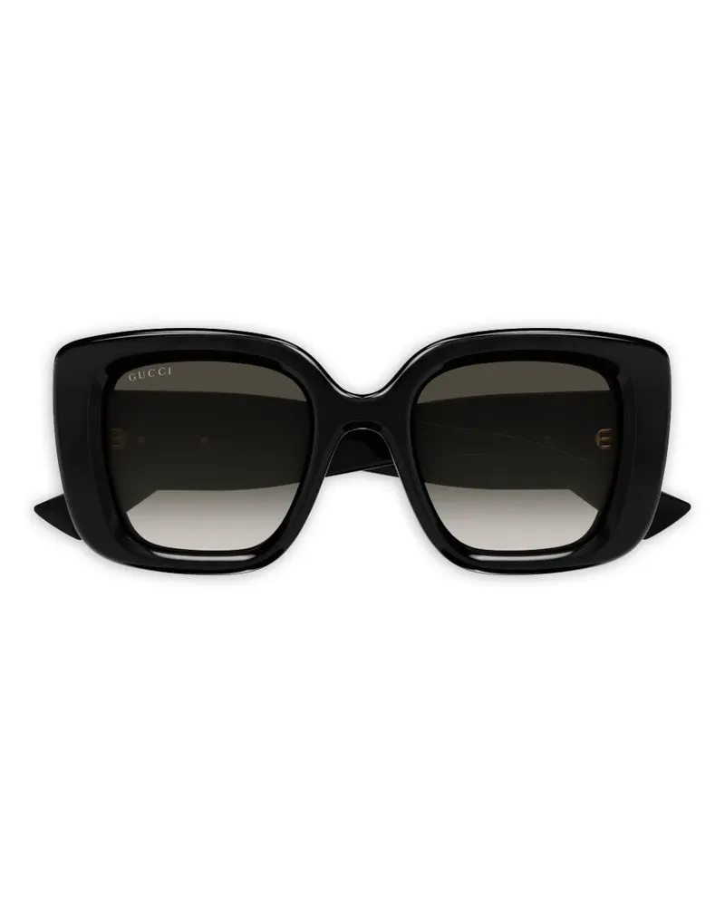 Gucci Geometrische GG1975S Sonnenbrille - Schwarz Schwarz