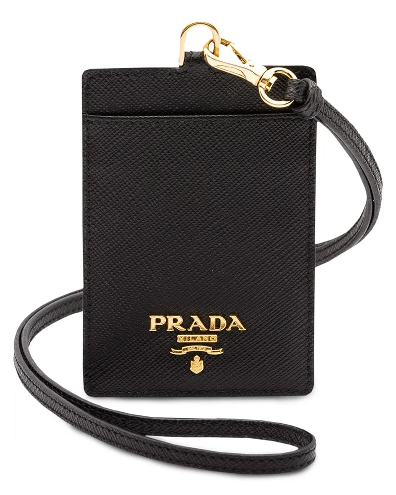 Prada Klassisches Ausweisetui - Schwarz Schwarz