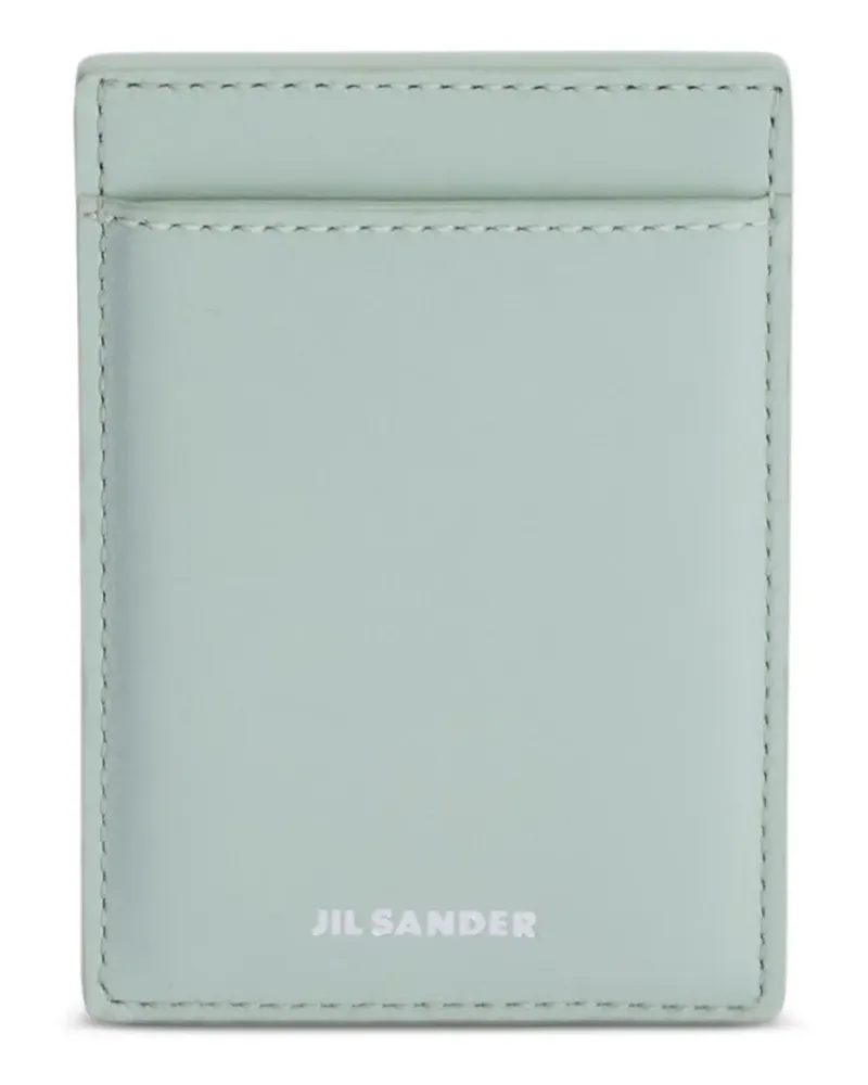 Jil Sander magnetic card holder - Grün Grün