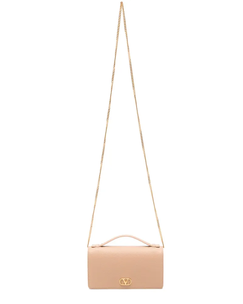 Valentino Garavani VLogo Signature crystal-embellished belt - Rosa Rosa