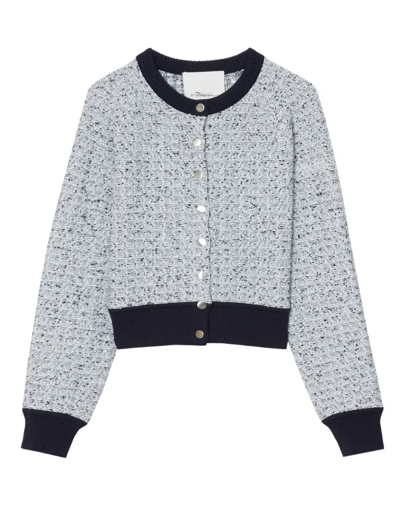 3.1 phillip lim round-neck button cardigan - Blau Blau