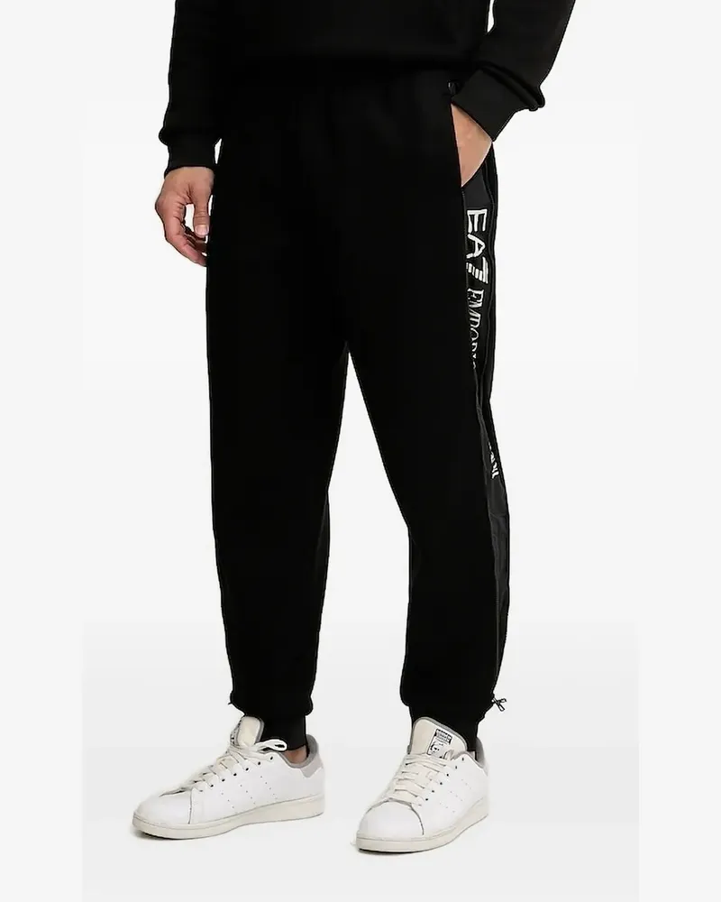 EA7 Jogginghose mit Logo - Schwarz Schwarz