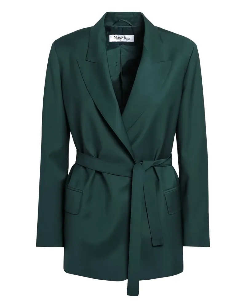 Max Mara Sakko mit Gürtel - Grün Grün