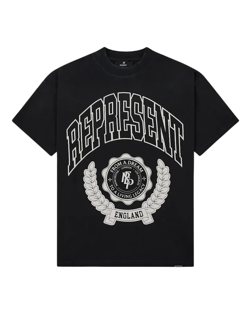 REPRESENT Legacy Crest T-Shirt - Schwarz Schwarz
